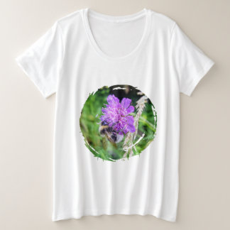 Camiseta Plus Size In voller Blüte – Damen T-Shirt Plus Size