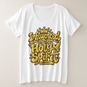 Camiseta Plus Size Influenciado pelo Espírito Santo