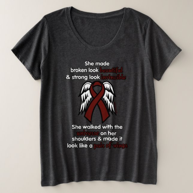 CAMISETA PLUS SIZE INVINCIBÍVEL...APS (Frente do Design)