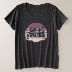Camiseta Plus Size Ir Kayaking