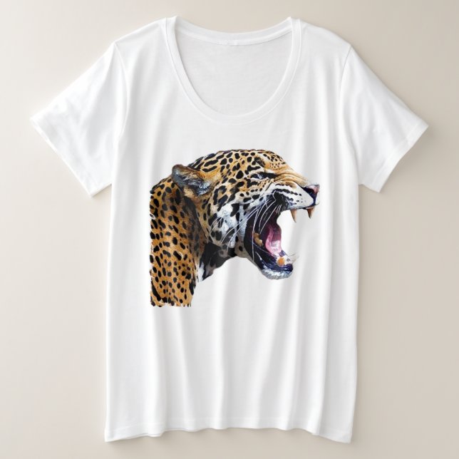 Camiseta Plus Size Jaguar (Frente do Design)