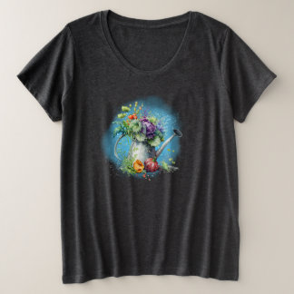 Camiseta Plus Size Jardim Blooming