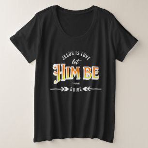 Camiseta Plus Size Jesus é amor