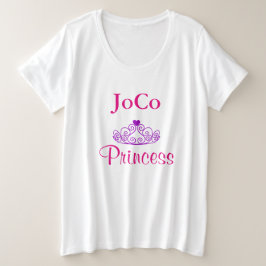 Camiseta Plus Size JoCo Princess Tiara