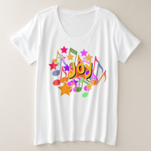 Camiseta Plus Size Joy