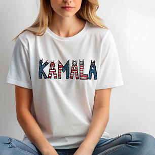 Camiseta Plus Size Kamala Harris Presidente 2024
