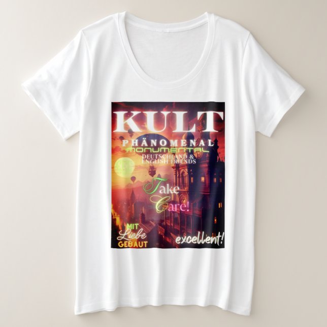 CAMISETA PLUS SIZE KULT PHÄNOMENAL MONUMENTAL (Frente do Design)