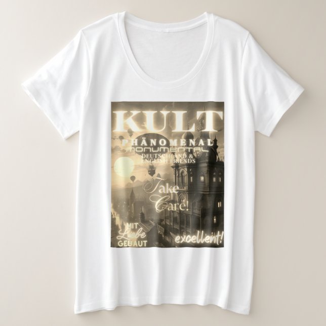 CAMISETA PLUS SIZE KULT PHÄNOMENAL MONUMENTAL (Frente do Design)