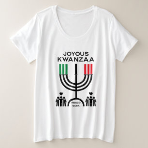 Camiseta Plus Size Kwanzaa Alegre