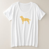 Labrador Amarelo Retriever Silhouette Lover
