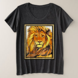 Camiseta Plus Size Leão