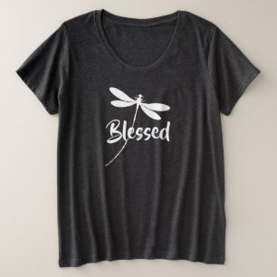 Camiseta Plus Size Libélula abençoada