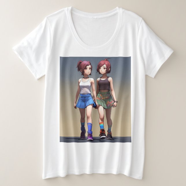 Camiseta Plus Size Líder Futuro""Sonhe Grande, Brilho Brilhante""Fort (Frente do Design)