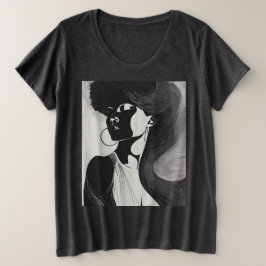 Camiseta Plus Size Linha Feminina