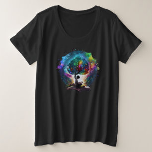 Camiseta Plus Size Livro mágico
