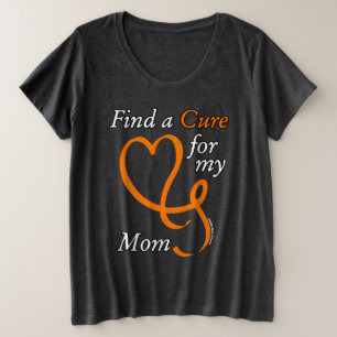 Camiseta Plus Size Localizar um Cure/Heart/Mãe...RSD/CRPS