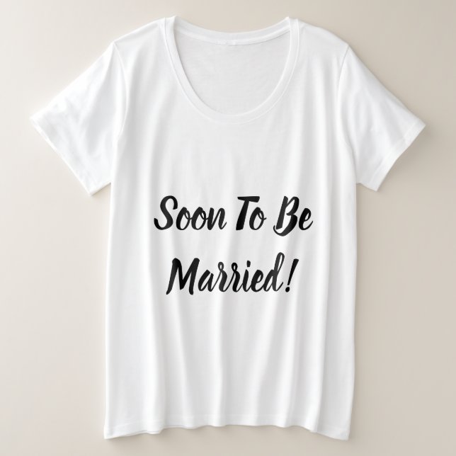 Camiseta Plus Size Logo Vai se Casar (Frente do Design)