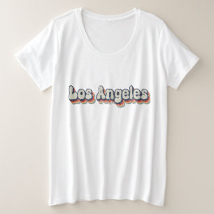 Camiseta Plus Size Los Angeles California Chrome City Classic Arte