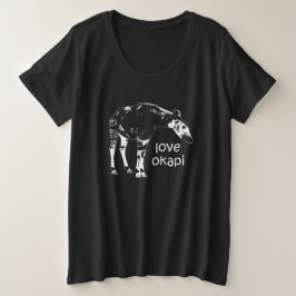 Camiseta Plus Size Love Okapi