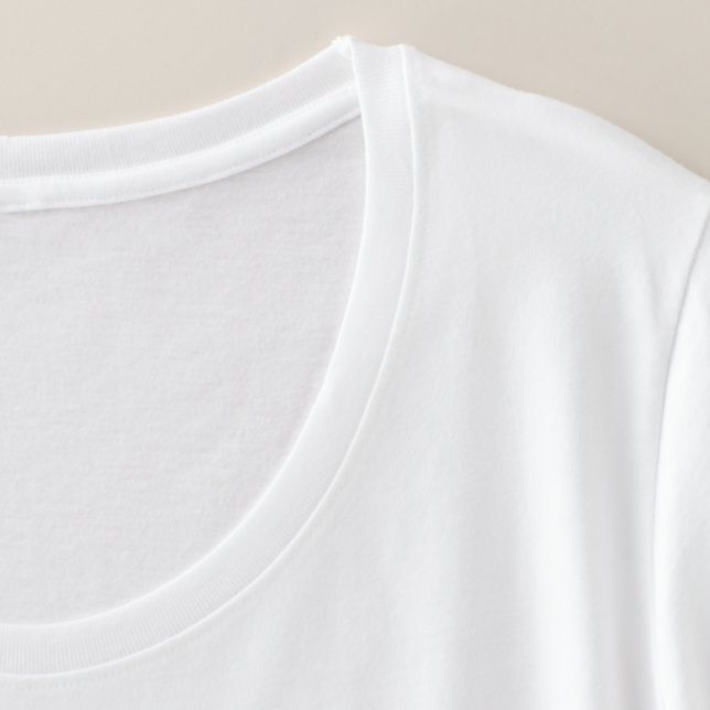 Camiseta Plus Size Lucky Sign Language surda irlandesa Shamrock ASL (Detalhe - colarinho)