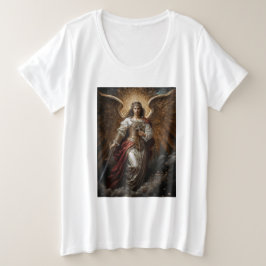 Camiseta Plus Size Luz da Ordem Divina, Arcanjo Miguel