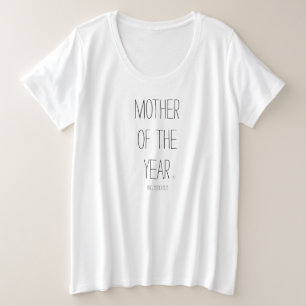 Camiseta Plus Size Mãe do Ano® (Não, Sério)