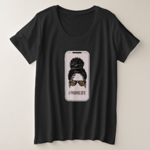 Camiseta Plus Size Mãe Engraçada
