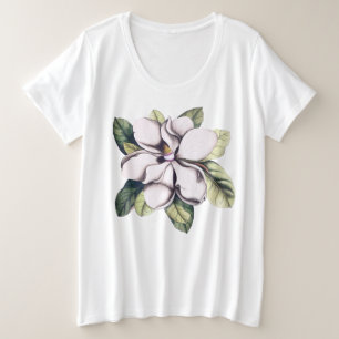 Camiseta Plus Size Magnolia Flor