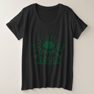 Camiseta Plus Size Mais tamanho feminino de verão