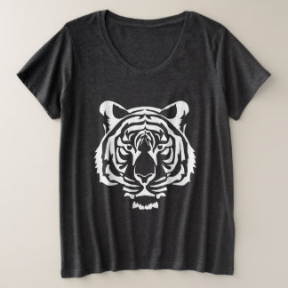 Camiseta Plus Size Majestätischer Tiger