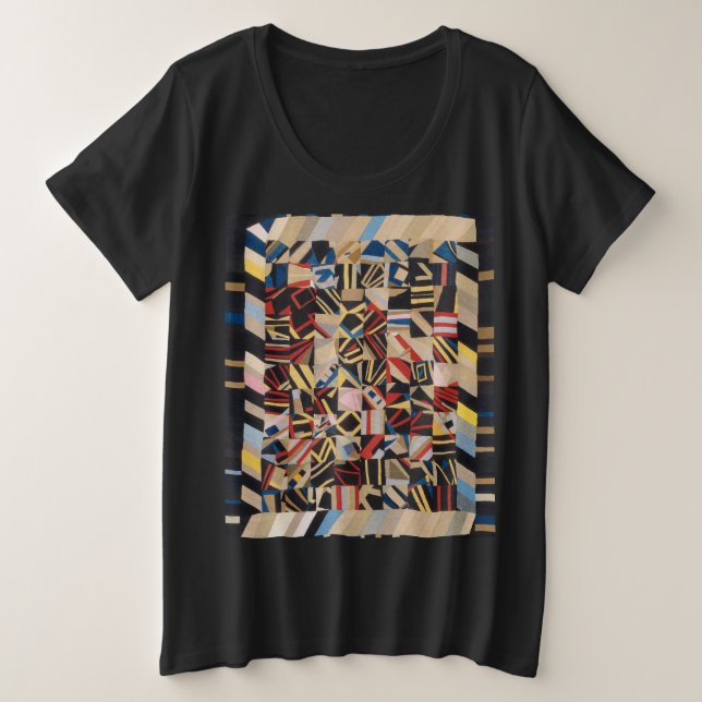 Camiseta Plus Size Maldita colcha (Frente do Design)