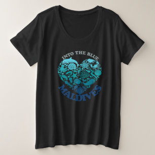 CAMISETA PLUS SIZE MALDIVAS