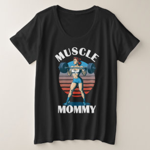 Camiseta Plus Size Mamães Musculares - Fêmea
