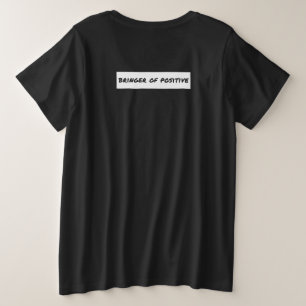Camiseta Plus Size Marca de Motivação Positiva