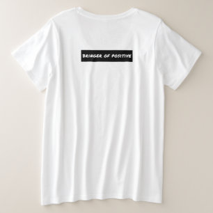 Camiseta Plus Size Marca de Motivação Positiva