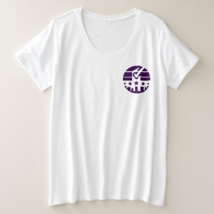 Camiseta Plus Size Marca de Verificação da Unidade