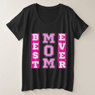 Camiseta Plus Size Melhor Mãe de Todos os Tempos Presentes do Dia das