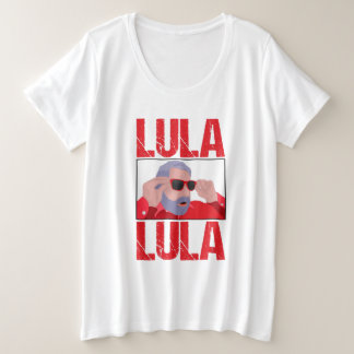 Camiseta Plus Size Meme do Lula de Óculos de Sol