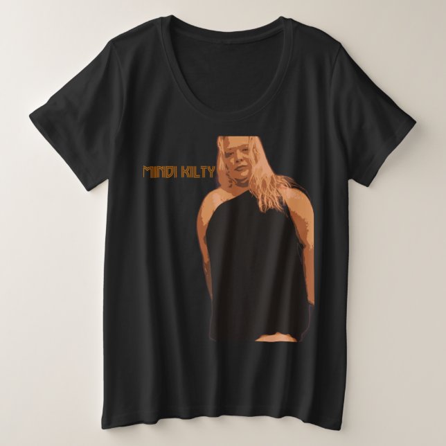 Camiseta Plus Size Mindi Kilty (Frente do Design)