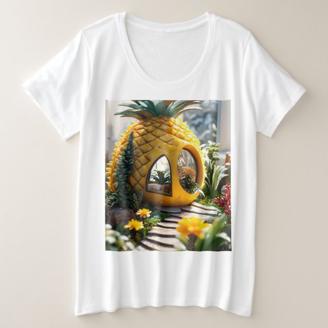 Camiseta Plus Size Moda feminina (Frente do Design)