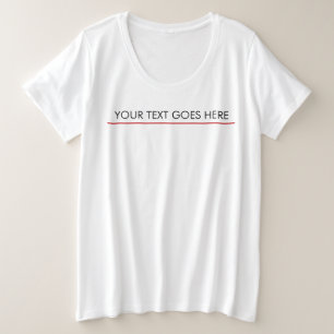 Camiseta Plus Size Modelo personalizado adicione sua foto de texto aq