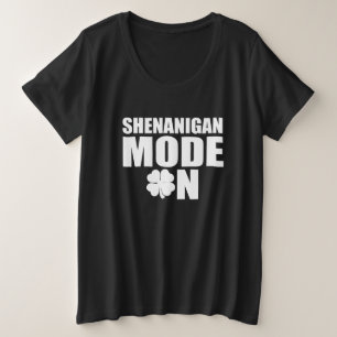 Camiseta Plus Size Modo Shenanigan ativado