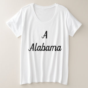 Camiseta Plus Size Monograma do Alabama