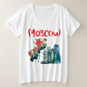 Camiseta Plus Size Moscou