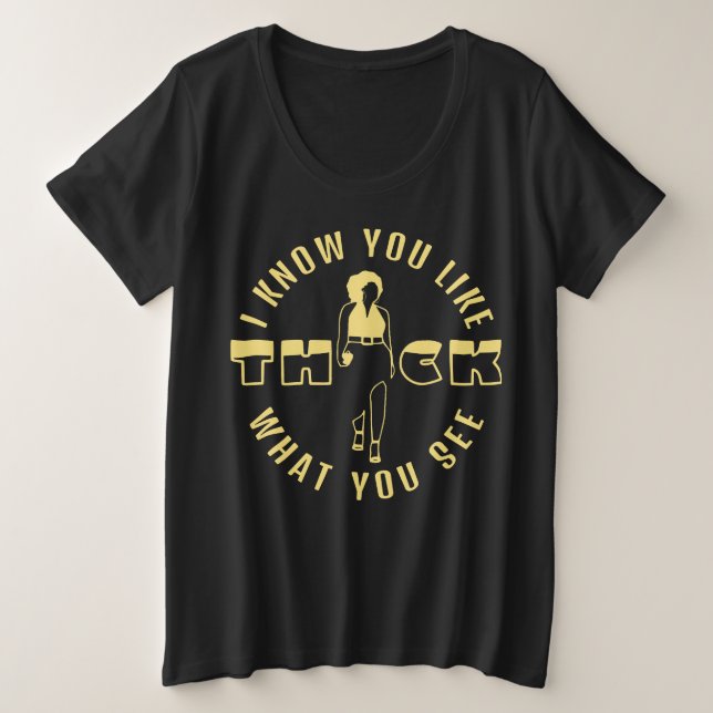 Camiseta Plus Size MULHER bonito (Frente do Design)