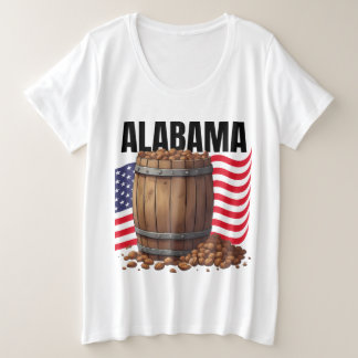 Camiseta Plus Size Mulheres do Alabama