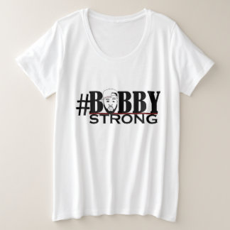 Camiseta Plus Size Mulheres fortes de Bobby mais o t-shirt do basebol