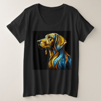 Camiseta Plus Size Mulheres Mais T-Shirts De Tamanho Com Expressão De