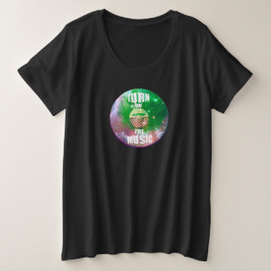 Camiseta Plus Size Música ao vivo
