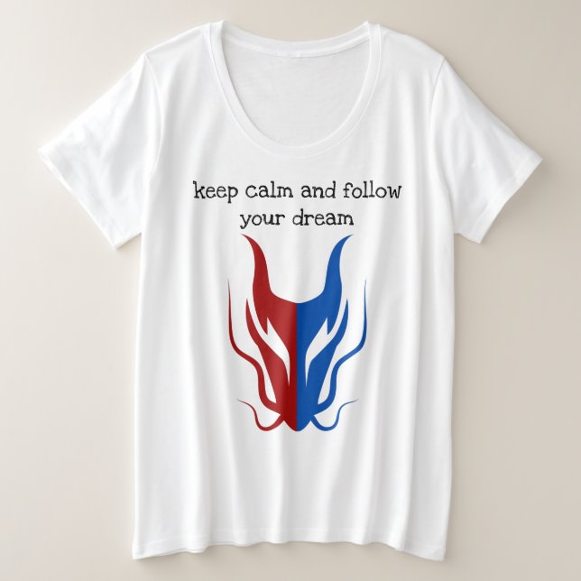 Camiseta Plus Size Mystical Dragoon Fantasy (Frente do Design)